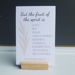 Scripture Cards with Stand